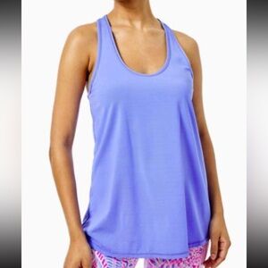 Lilly Pulitzer LUXLETIC TANK UPF 50t Purple, NWT, M Orig$68